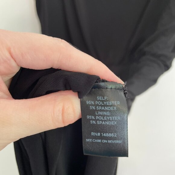 TORRID 2 Plus Size Mini Studio Knit Ruched Dress Black Blouson Sheath Sexy Party - Picture 10 of 15